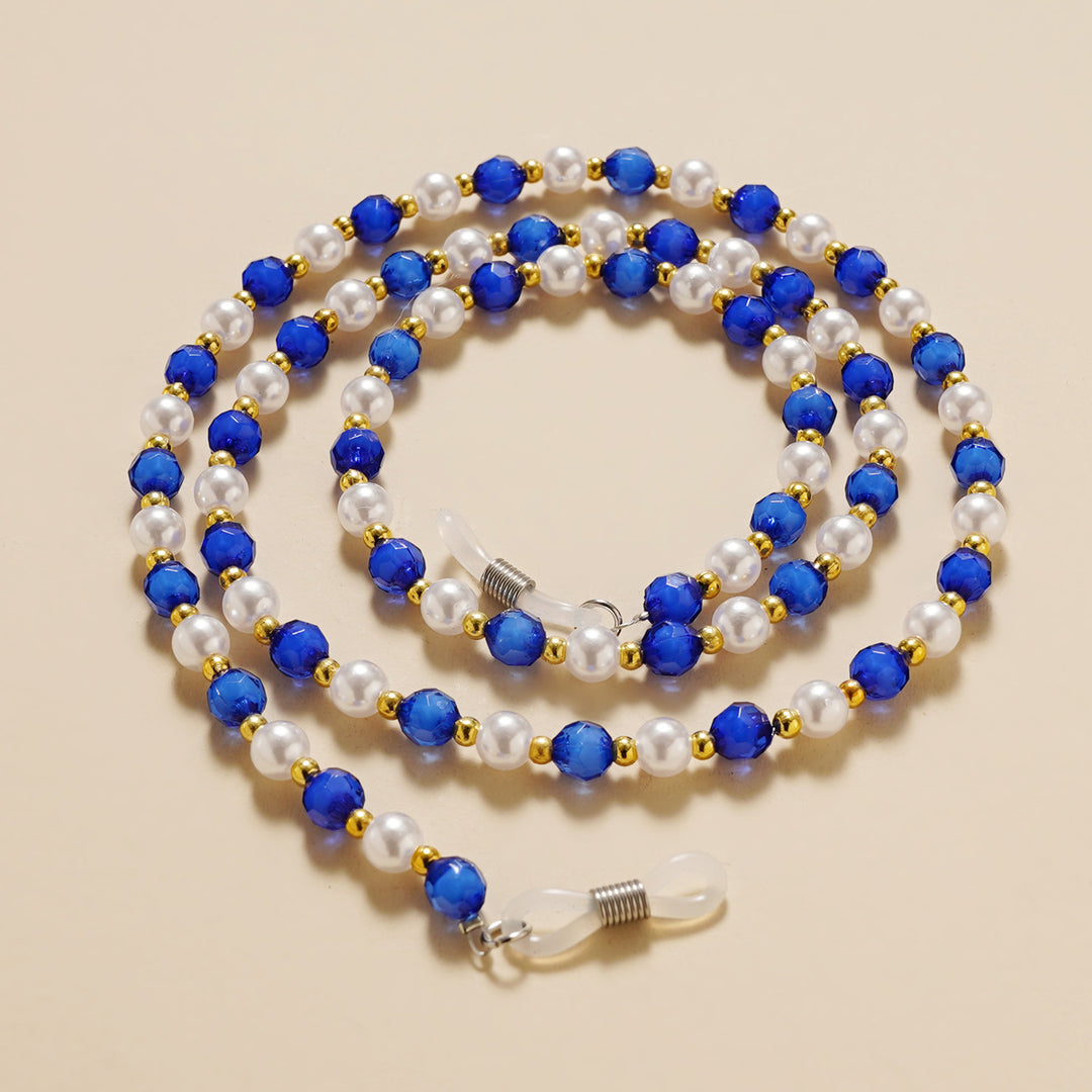 Elegant Pearl and Crystal Eyewear Chain Stornfield
