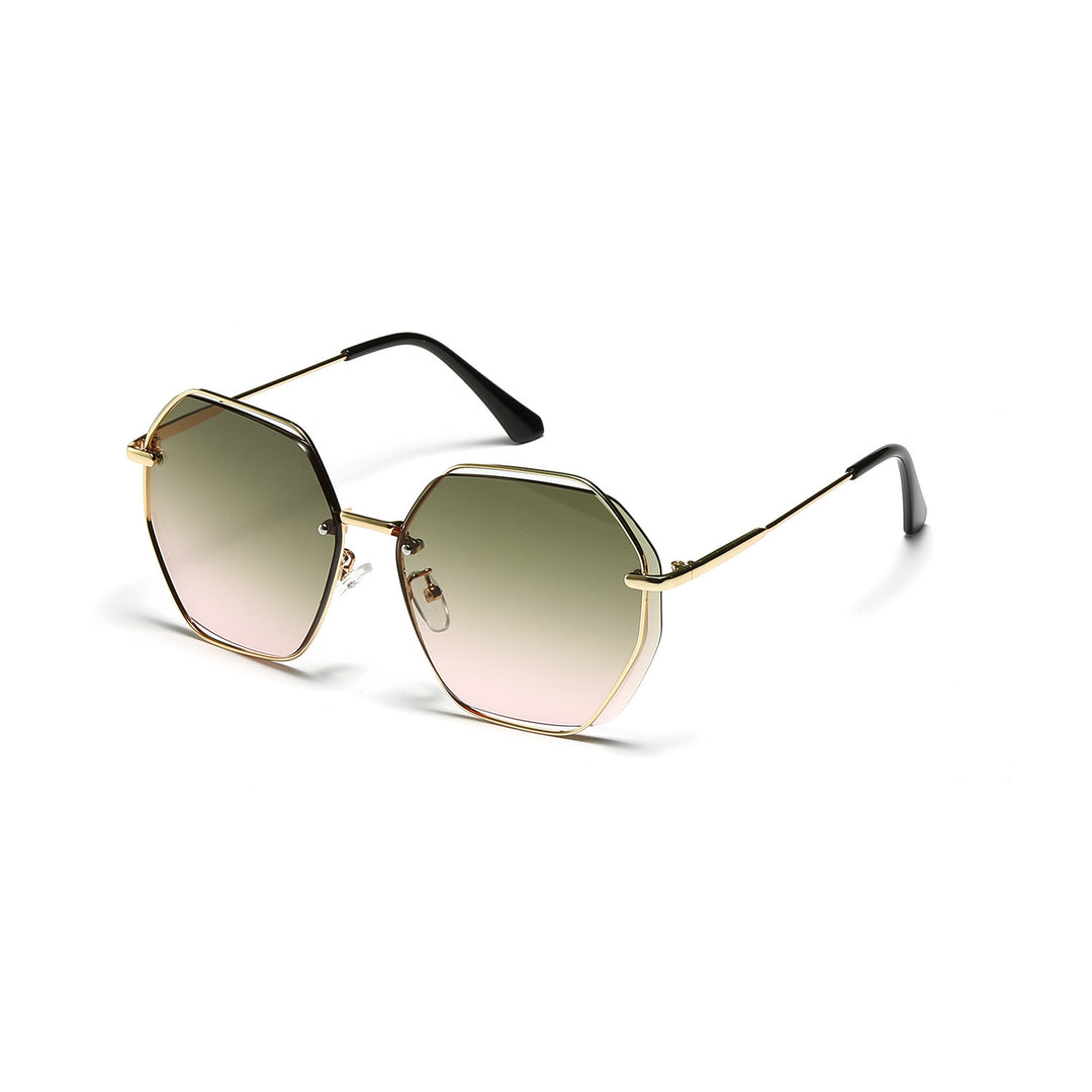 Women's fashionable octagonal sunglasses with elegant frame Stornfield