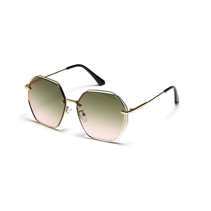 Women's fashionable octagonal sunglasses with elegant frame Stornfield