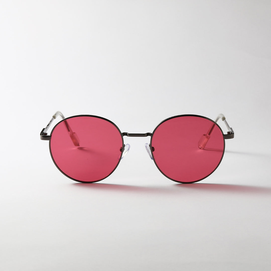 Women round sunglasses with luxurious metal frame and UV protection Stornfield