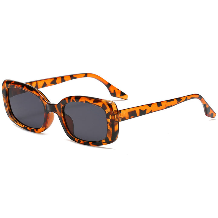 Women’s fashionable oversized sunglasses in eye-catching leopard print Stornfield