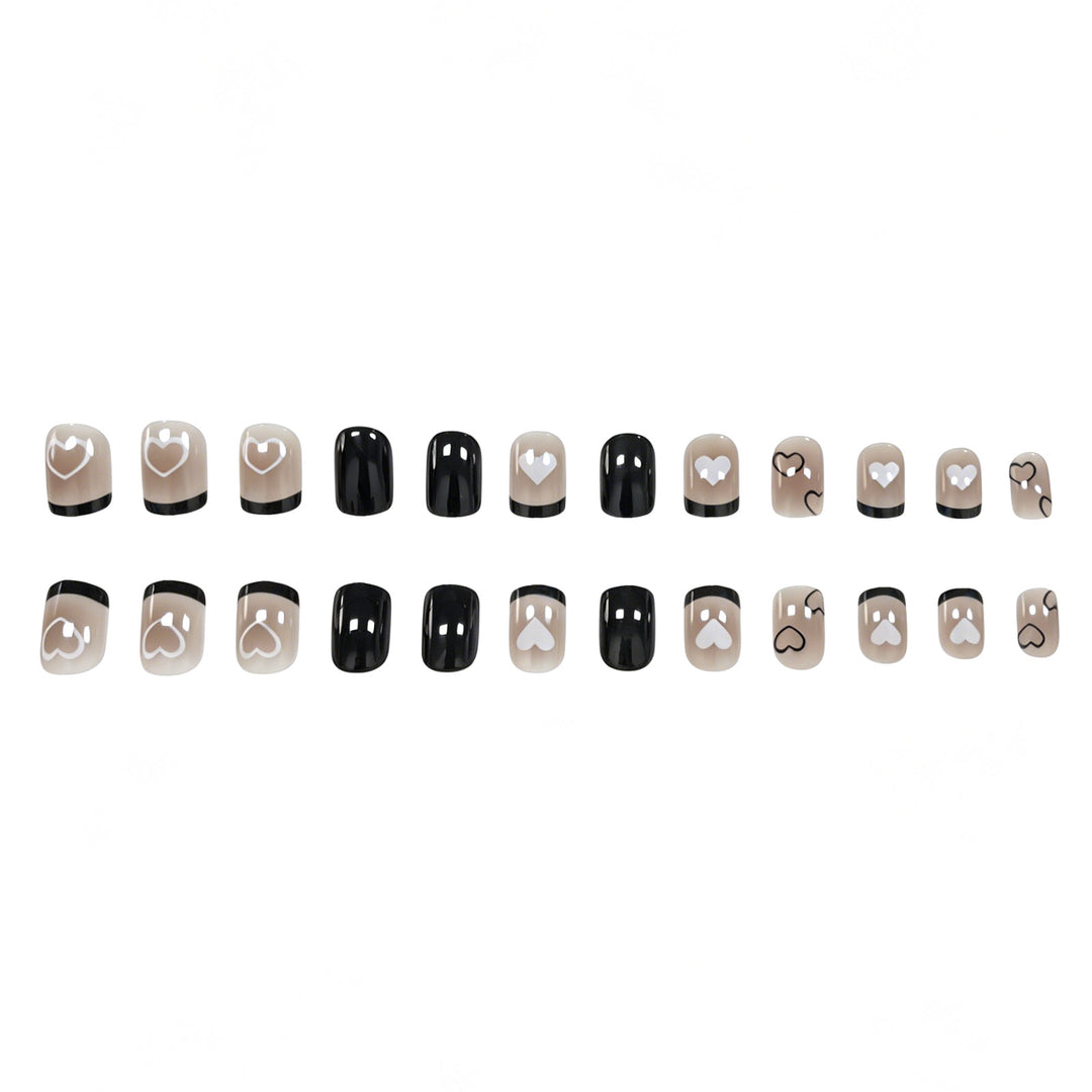 Creative Heart-Patterned Nail Art Enhancements Stornfield