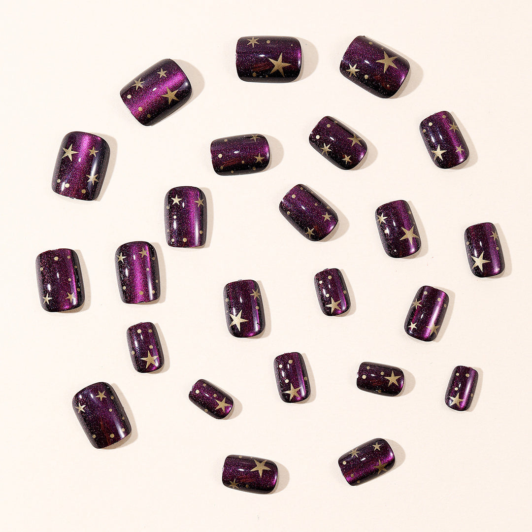 Starry Night Nail Art Design Stornfield