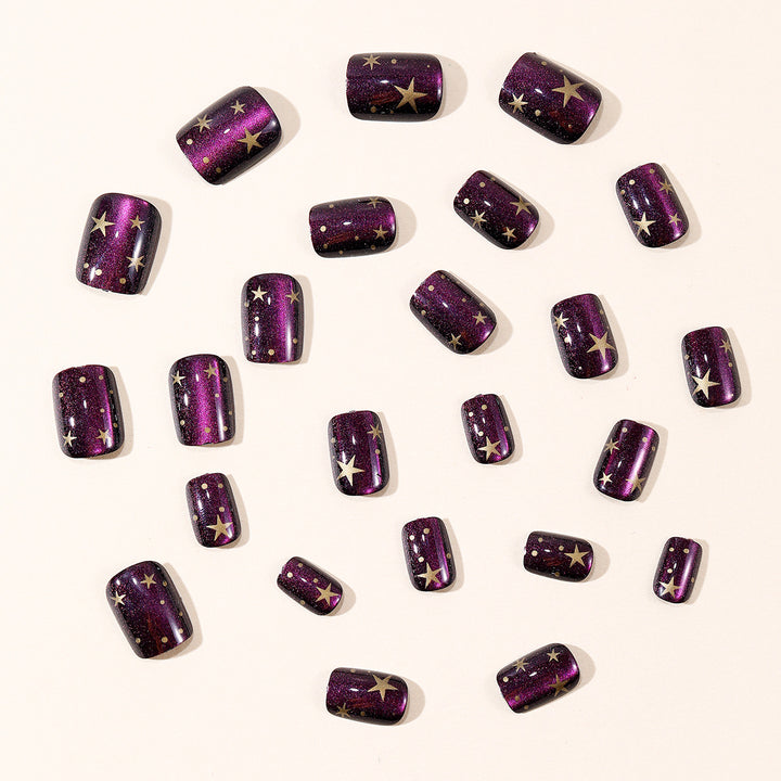 Starry Night Nail Art Design Stornfield