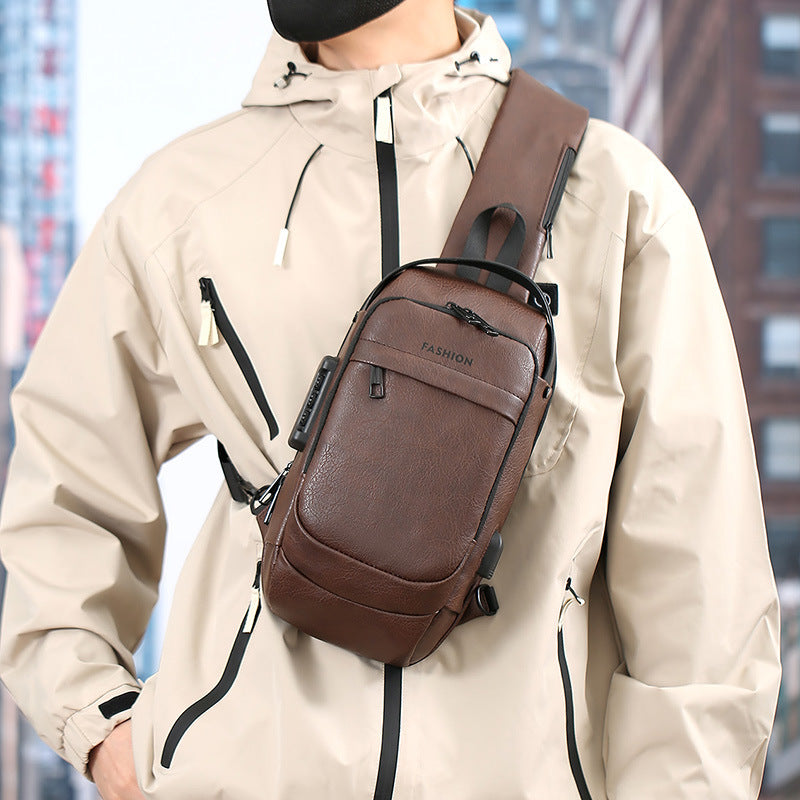Versatile Leather Crossbody Sling Bag Stornfield