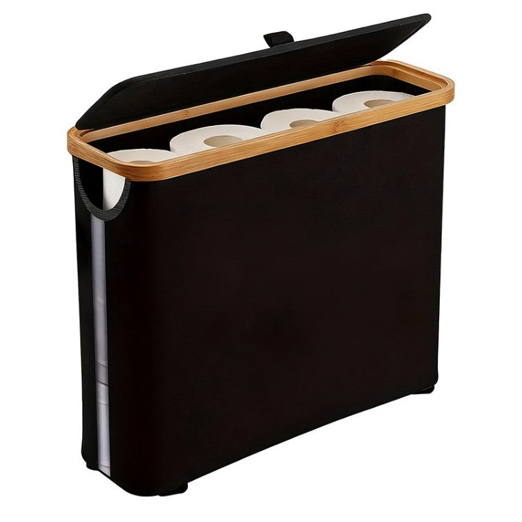 High-quality laundry basket with lid and handle Stornfield