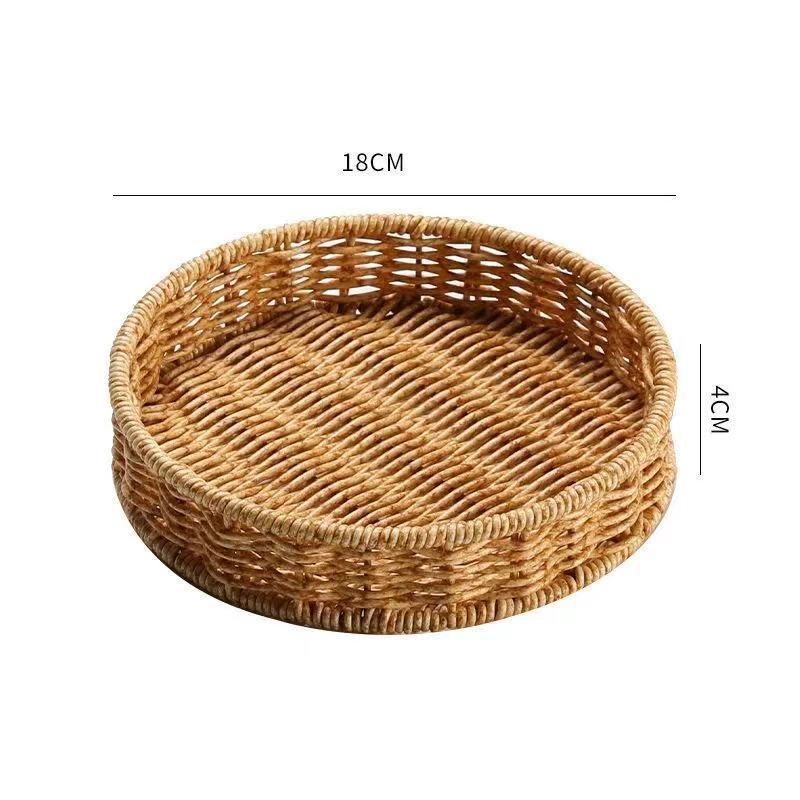 Round Woven Storage Tray Stornfield
