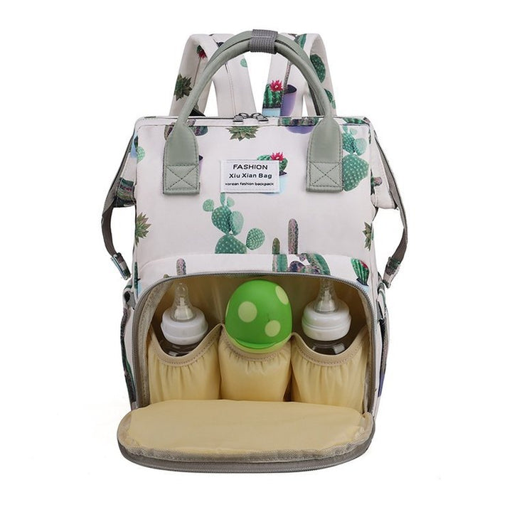 Fashionable Cactus Print Backpack Stornfield