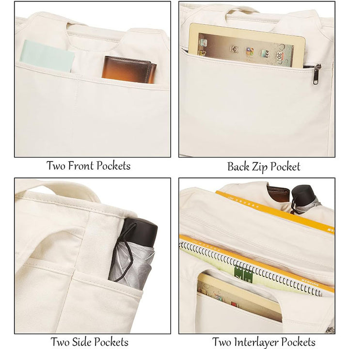 Everyday tote bag with generous interior Stornfield