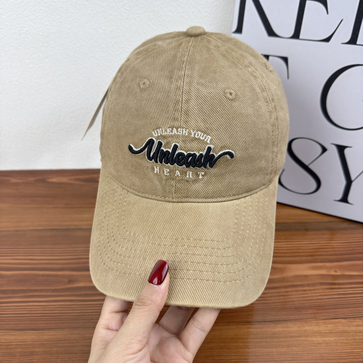 Women's Embroidered Heart Graphic Baseball Cap Stornfield