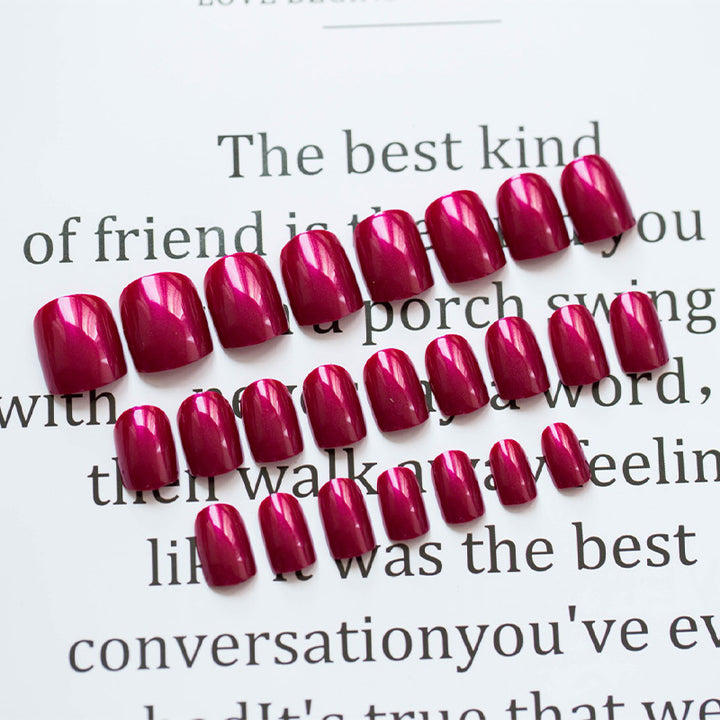 Glossy Medium-Length Press-On Nail Set Stornfield
