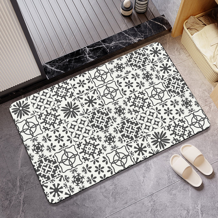 Stylish Abstract Bath Mat Stornfield