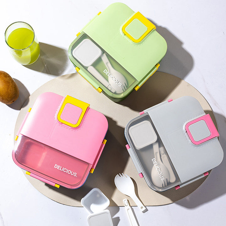 Leak-Resistant Multi-Compartment Bento Box