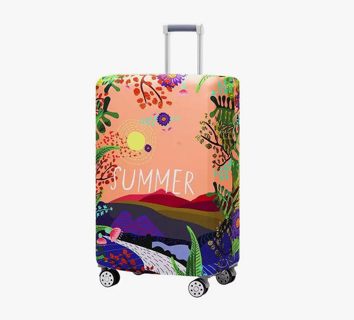 Unisex nan elastic suitcase cover with 3D dog design for trolley, stretchy and scratch-resistant Stornfield