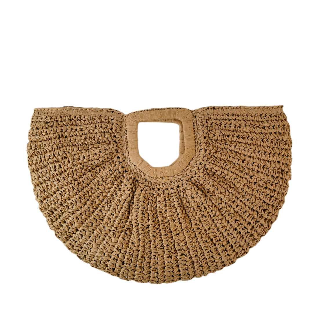 Handcrafted Ribbed Structure Beach Bag Stornfield