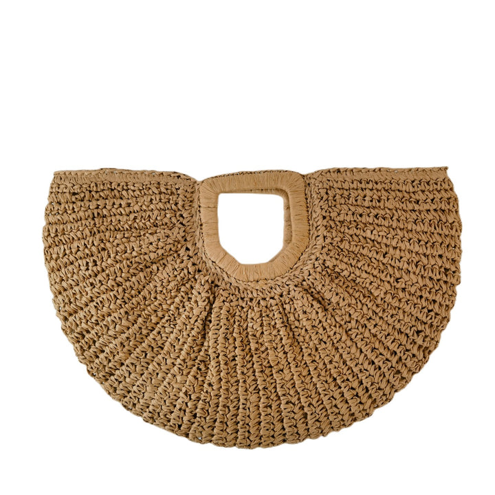 Handcrafted Ribbed Structure Beach Bag Stornfield