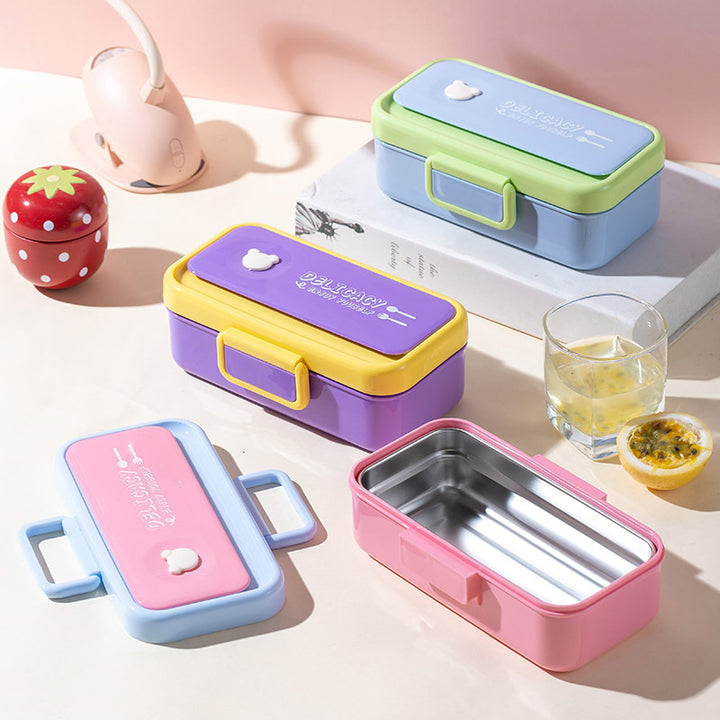 Dual-Compartment Bento Lunch Box