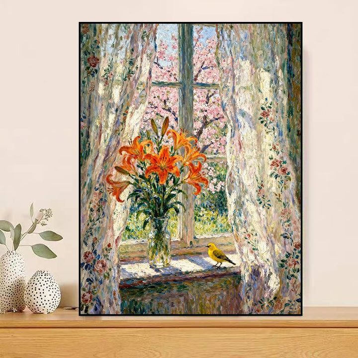 Vintage Floral Canvas Art Print Stornfield