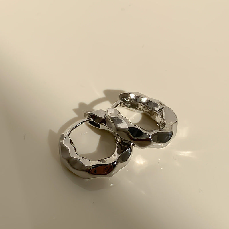 Wavy hoop earrings Stornfield