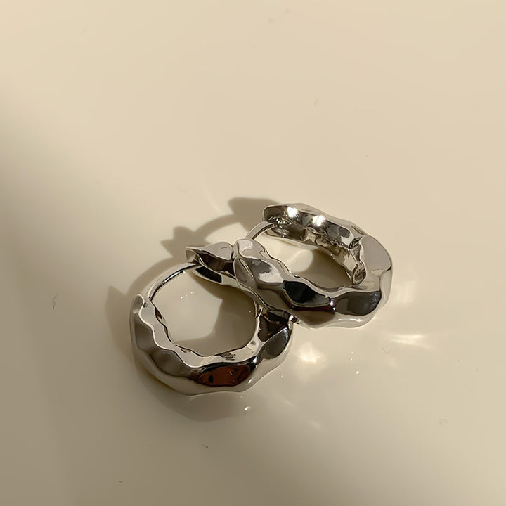 Wavy hoop earrings Stornfield