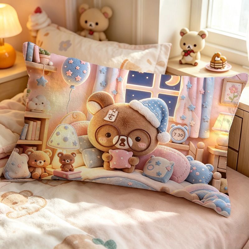 Adorable Cartoon Character Decorative Pillow
