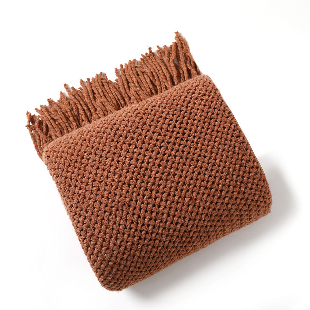 Chunky Knit Throw Blanket