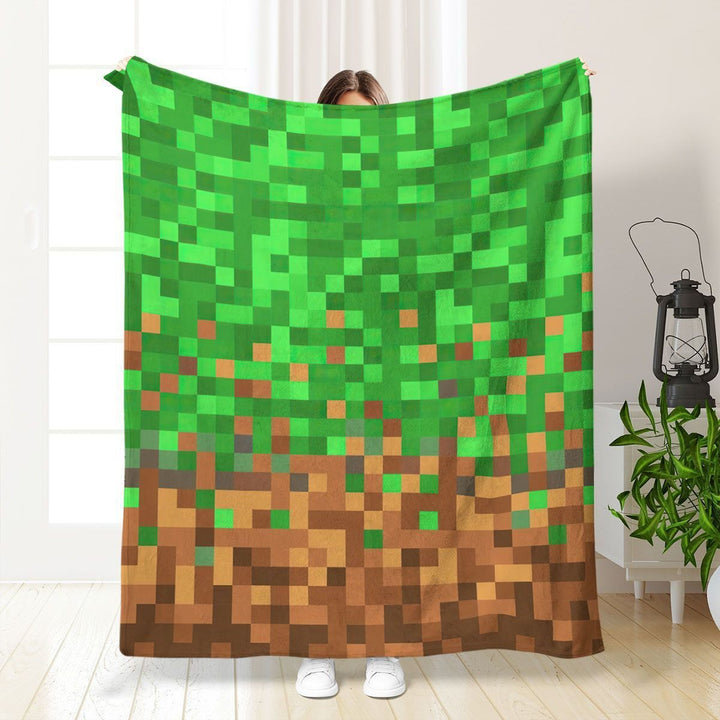 Pixelated Gaming Blanket
