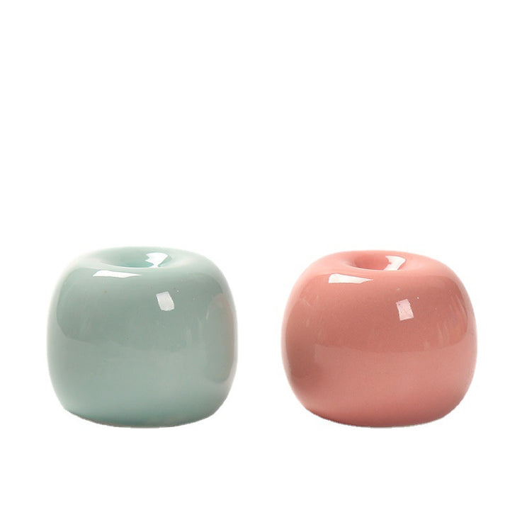 Artistic Ceramic Apple-Shaped Planter Stornfeild