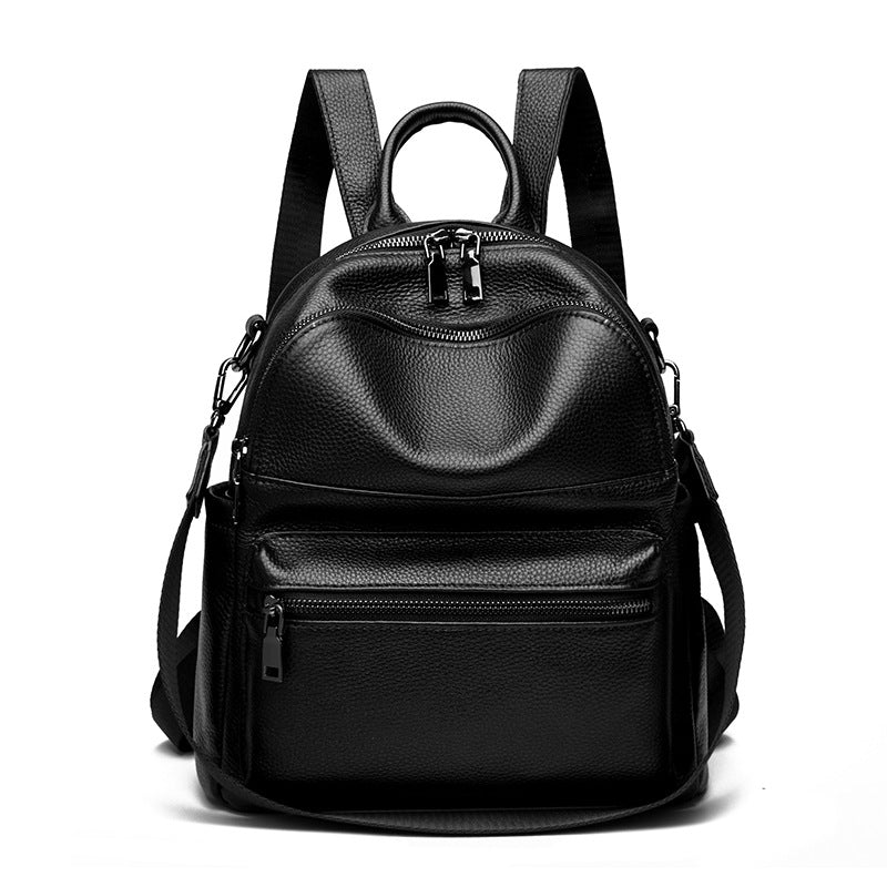Premium Leather Multi-Pocket Backpack Stornfield