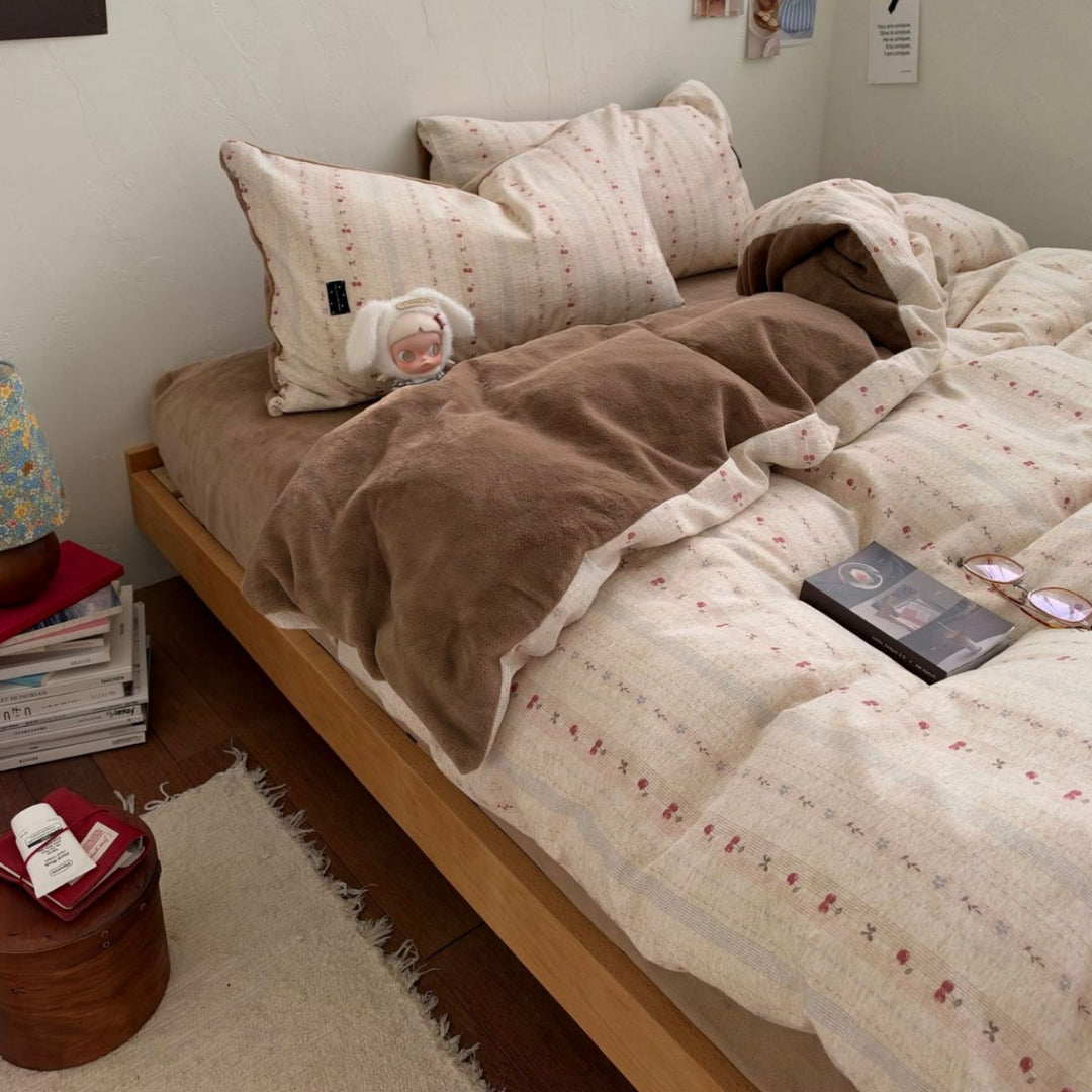 Textured Cotton Duvet Cover Set