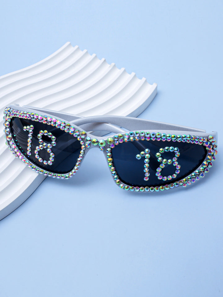 Statement Swarovski Crystal Embellished Sunglasses Stornfield