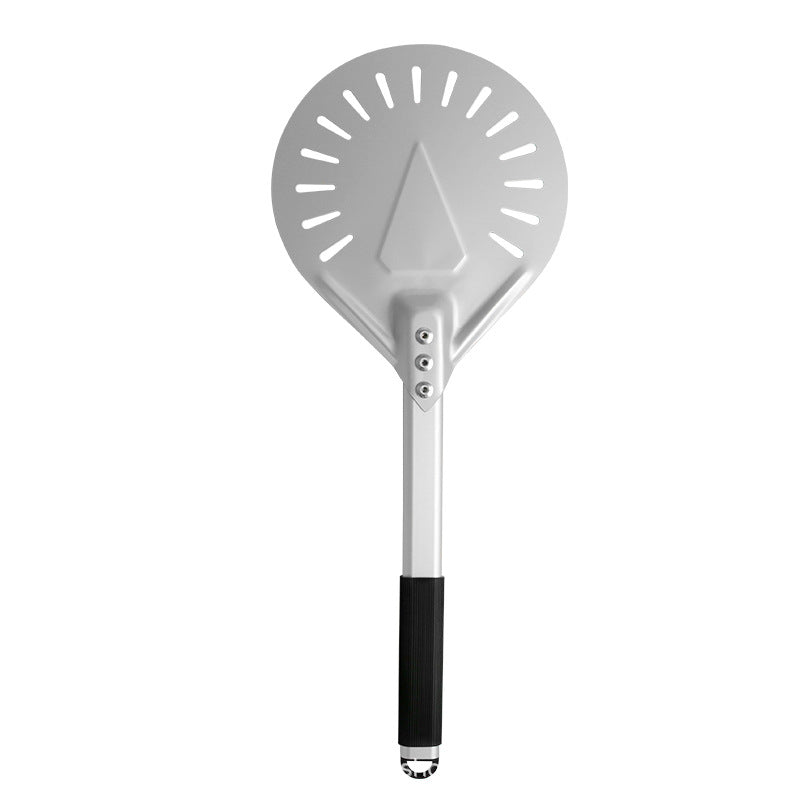 perforated aluminum pizza peel with ergonomic non-slip handle Stornfield