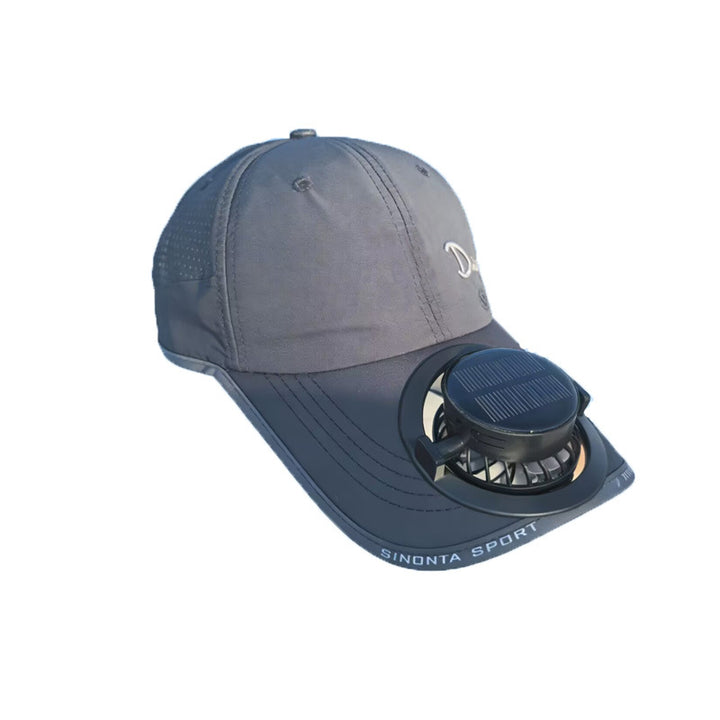 Sporty baseball cap with detachable solar fan Stornfield