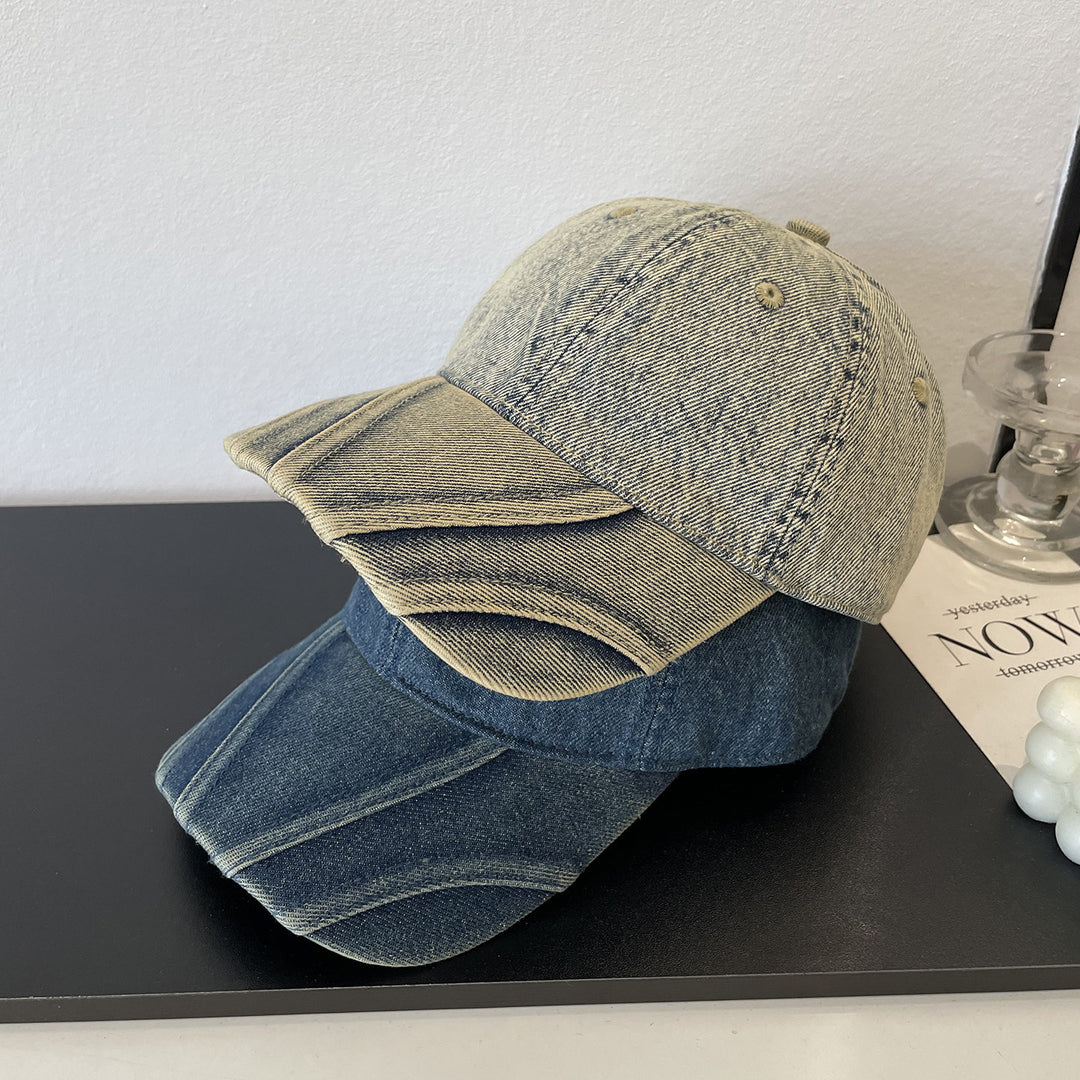 Women's Vintage Distressed Denim Baseball Cap Stornfield