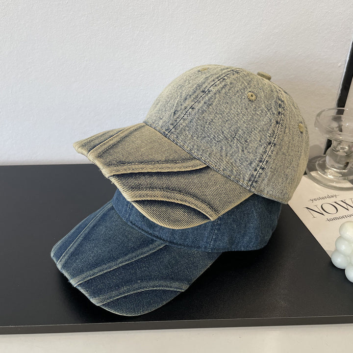 Women's Vintage Distressed Denim Baseball Cap Stornfield