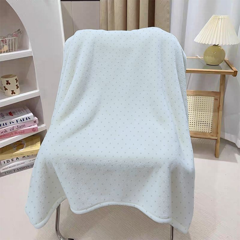 Cozy Dot Pattern Throw Blanket Stornfield