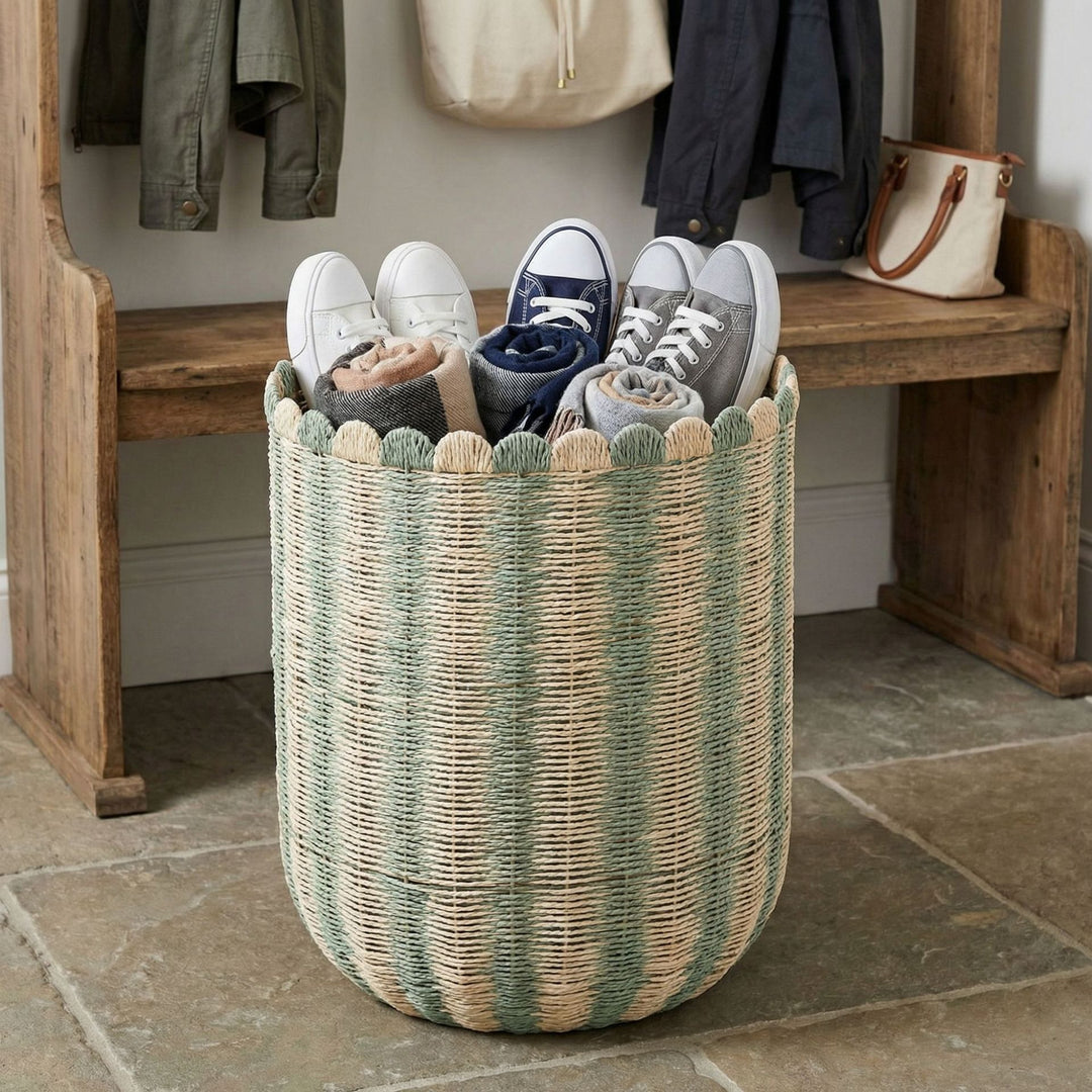 Decorative Woven Floor Basket Stornfield