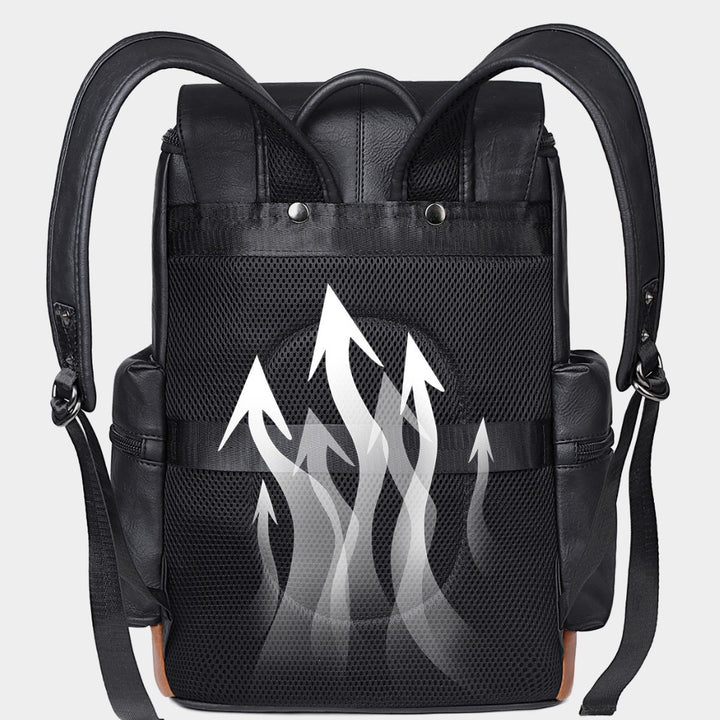Elegant Backpack Made of Durable Synthetic Leather Stornfield