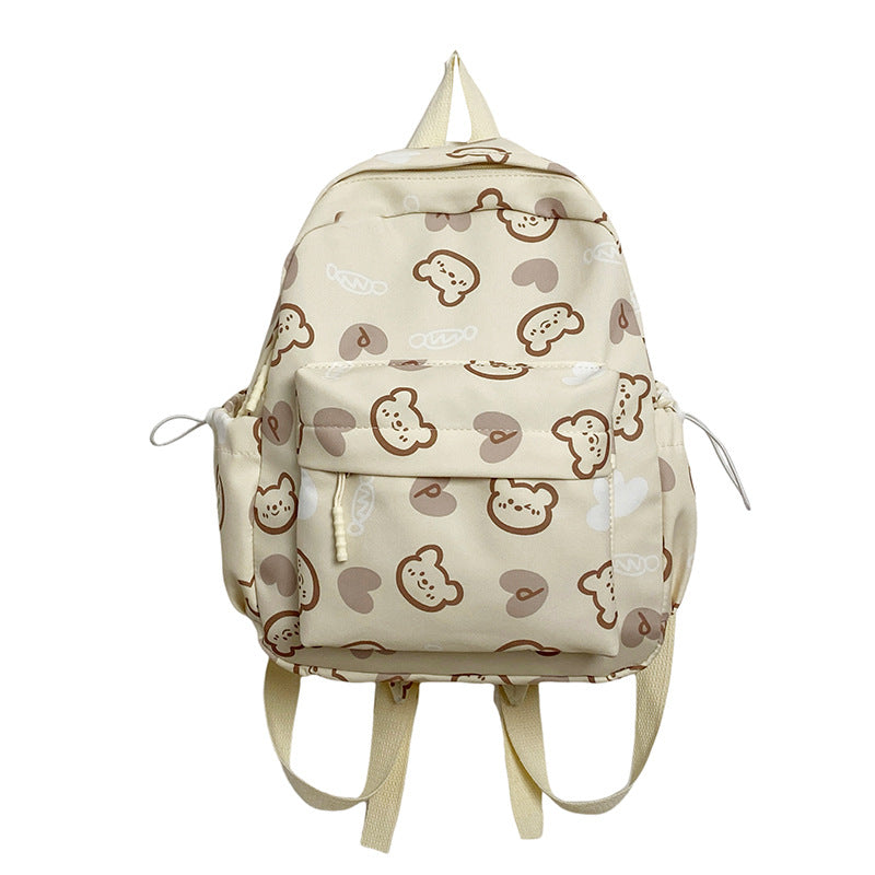 Cute Character Print School Backpack Stornfield