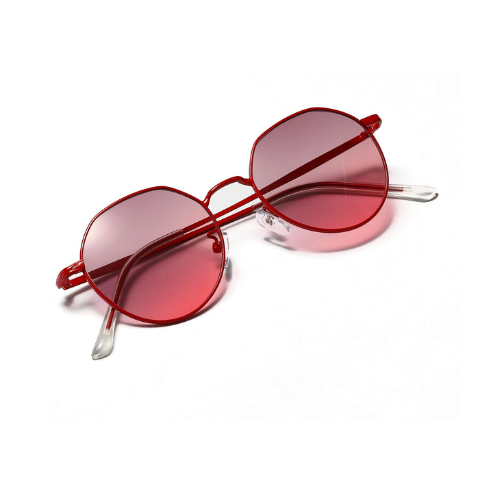 Women's round glasses with delicate metal frame Stornfield