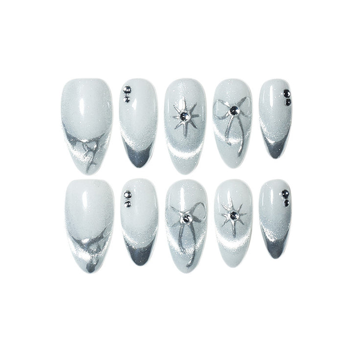 Artistic French Tip Nail Extensions Stornfield