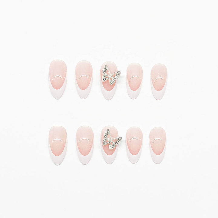 Artificial nail tips with playful 3D decorations Stornfield