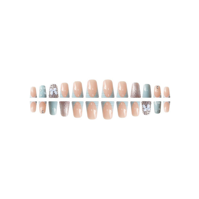 Decorative Nail Art Set with 3D Bows and Gems Stornfield