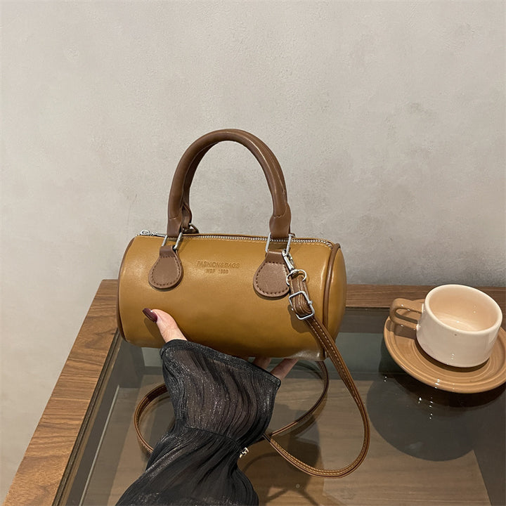 Vintage-Inspired Mini Handheld Satchel
