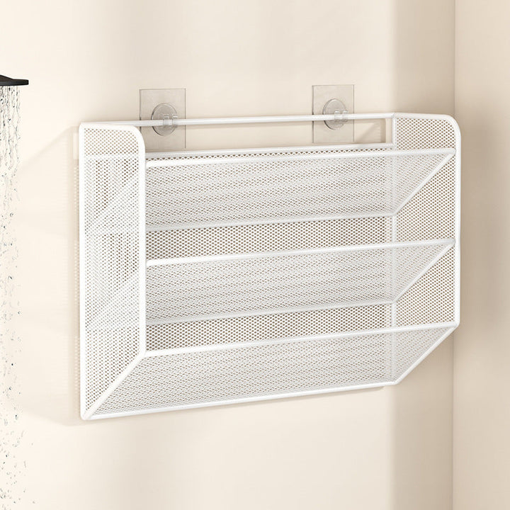 slim overdoor mesh shoe rack organizer with ventilated angled shelf Stornfield