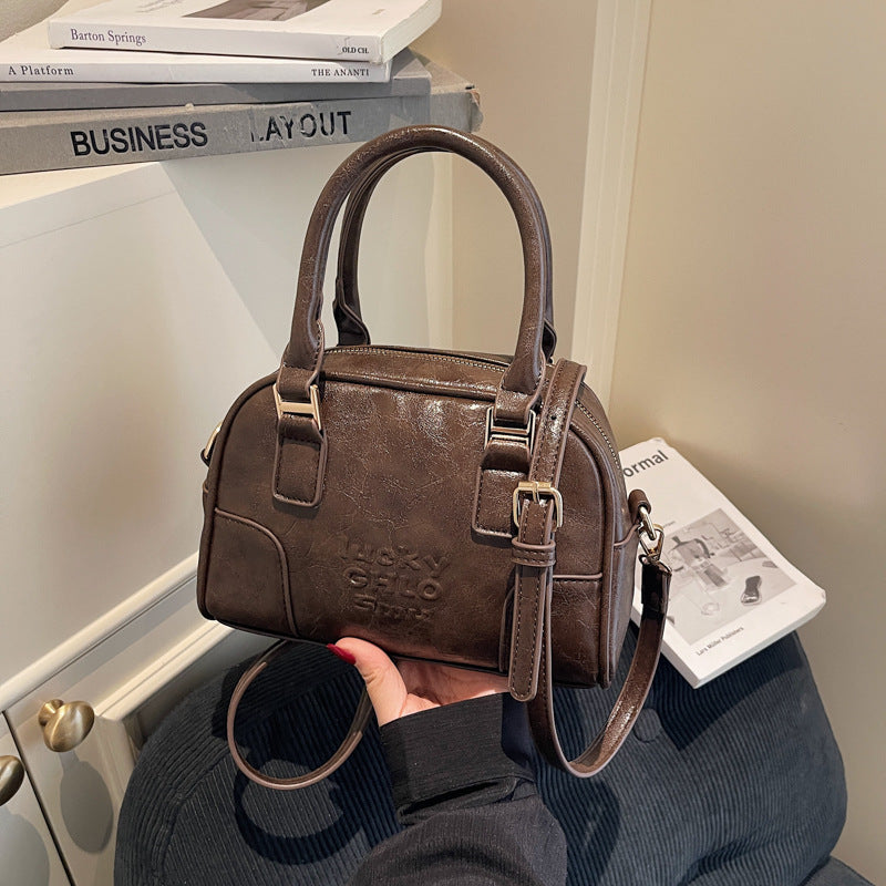 Luxurious Faux Leather Structured Handbag Stornfield