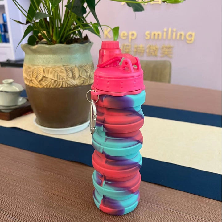 Unisex Collapsible Sports Water Bottle with Carabiner Stornfield