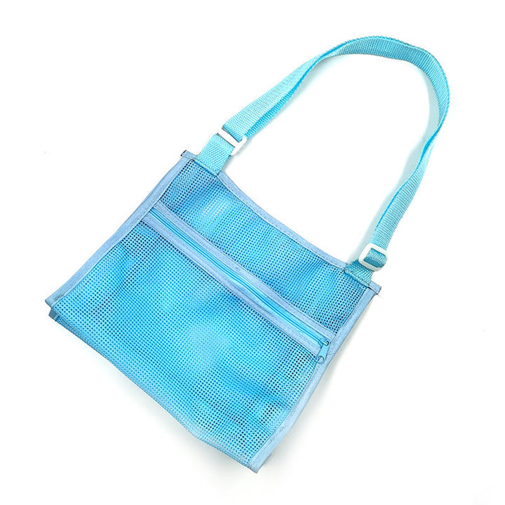 Versatile Beach Bag In Airy Mesh Design Stornfield