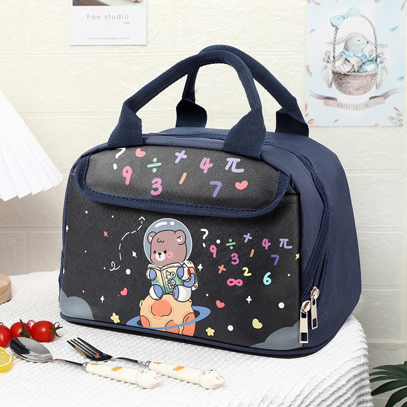 Insulated Space-Themed Lunch Bag Stornfield