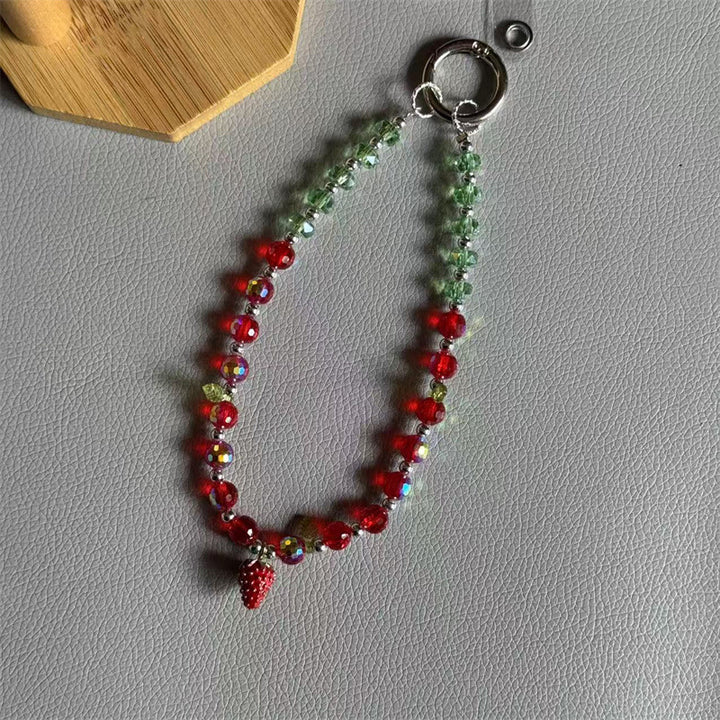 Decorative Strawberry Charm Keychain Stornfield